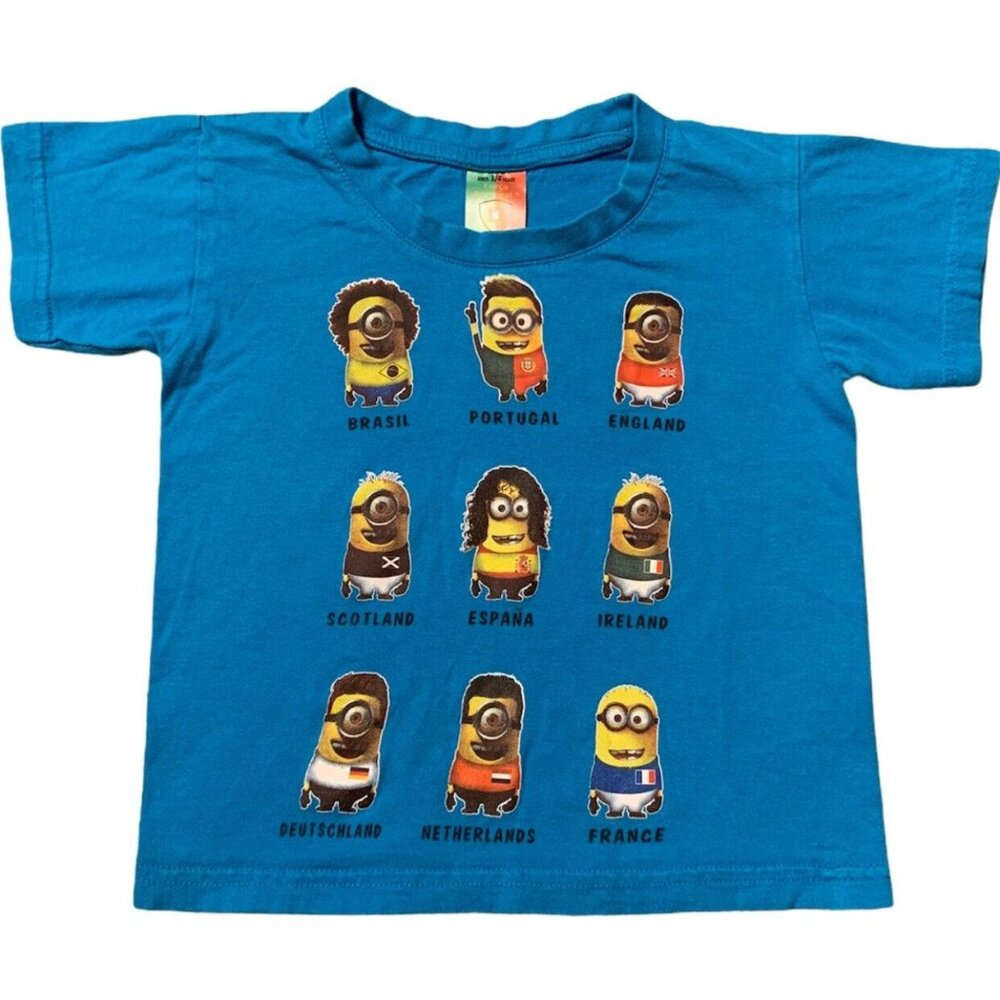 Sz 3 / 4 years GUC Minions Countries of the World Tee